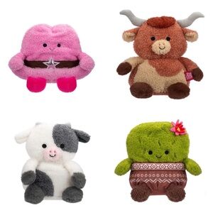 NWT 7.5” Set of 4 Rodeobumz Bumbumz by Russ - Conrad Heather Colleen Lexie